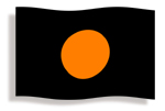 Orange circle flag